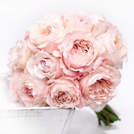 Свадебный букет невесты с розами Остина №280