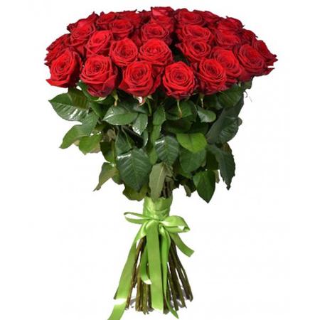 Букет 51 красная роза 70 см